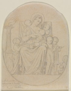 Sint Félicité en Haar Zeven Zonen door Hippolyte Jean Flandrin