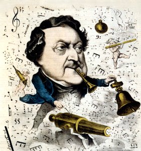 Gioacchino Rossini door Hippolyte Mailly
