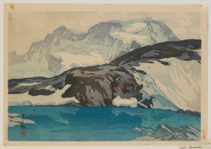 Breithorn, Taisho-periode door Hiroshi Yoshida