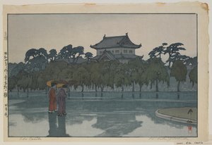 Edo Kasteel, uit de serie, Twaalf Scènes van Tokyo, Showa-periode
