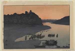 Kiso Rivier, Showa tijdperk door Hiroshi Yoshida