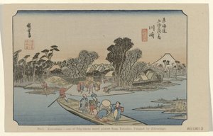 Kawasaki door Hiroshige (I) , Utagawa