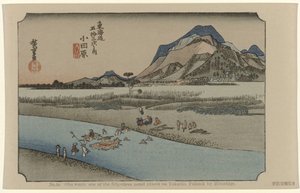 Odawara door Hiroshige (I) , Utagawa