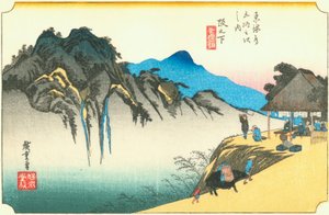 Sakanoshita door Hiroshige