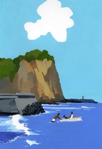 Zomer en zee en boot
