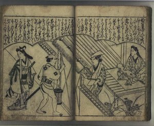 Plezier met de schoonheden van Japan (Wakoku bijin asobi) door Hishikawa Moronobu