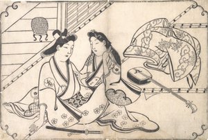  door Hishikawa Moronobu