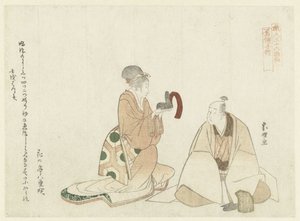 De maker van hofkappen door Hishikawa Sori
