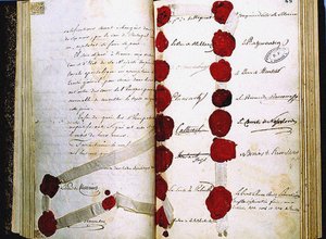 De slotakte van het Congres van Wenen, 9 juni 1815