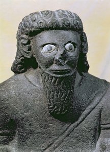 Koning Hadad, van het Paleis in Tell-Halaf, Syrië