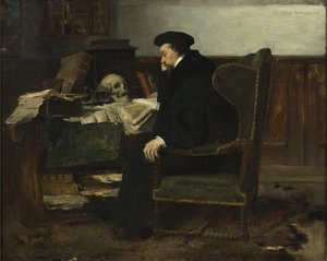 Verzonken in zijn studies, 1874