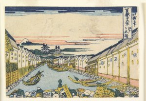 Nihonbashi Brug in Edo