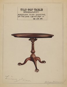 Kantelbare tafel door Holger Hansen