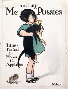 Een omslagontwerp voor Me and my Pussies door Honor Charlotte Appleton