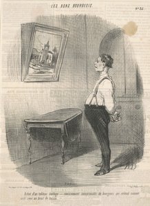 Aankoop van een schilderijklok door Honoré Daumier
