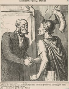 Ah! Mijn beste meneer, u heeft me ... door Honoré Daumier
