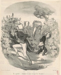 Ah! Saperlotte! ... De druiven zijn dit jaar niet goed! ... door Honoré Daumier