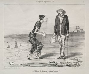 Aquatische Schetsen, plaat 8: Madame la Baronne, het is mijn eer...