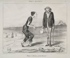 Aquatische schetsen, plaat 8: Madame la Baronne, het is mijn eer...