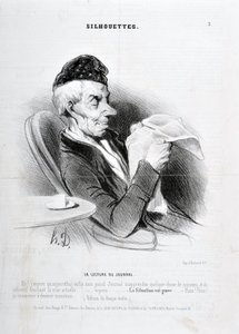 Kunstwerk door Honore Daumier (1808-1879). Charivari uit 1840: Serie SOUXETTES 