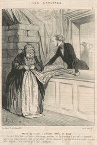 Calicotwortel door Honoré Daumier