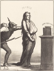Wat sommige kranten zouden noemen... door Honoré Daumier
