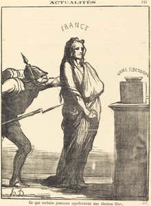 Wat sommige kranten zouden noemen... door Honoré Daumier