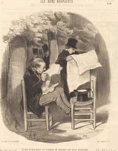 Wat de burger een... afleiding noemt door Honoré Daumier