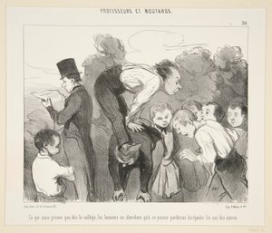 Ce qui nous prouve que, des le college door Honoré Daumier