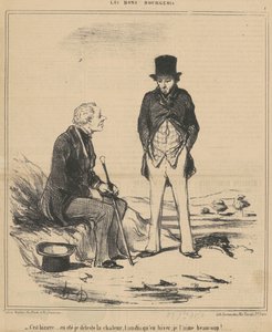 Het is Vreemd... Zomer door Honoré Daumier
