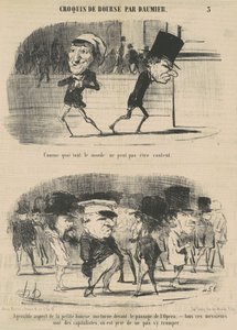 Zoals iedereen kan... door Honoré Daumier
