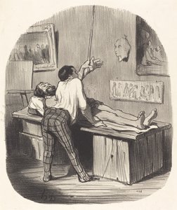 Comment, Saint-Gervais a pris cette... door Honoré Daumier