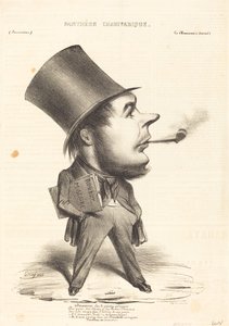 Daumier was de gewone schilder... door Honoré Daumier