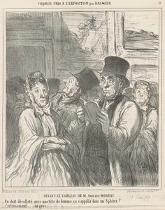 Voor het schilderij van M. G. Moreau