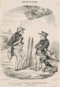 Te zeggen dat ik niet kon schieten... door Honoré Daumier