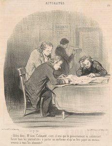 Zeg eens, meneer Colimard ... door Honoré Daumier