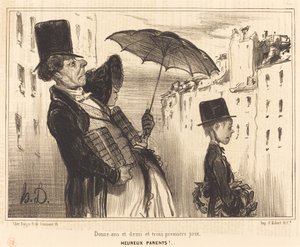 Twaalf en een half jaar en drie eerste prijzen door Honoré Daumier