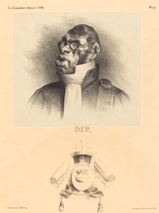 Dupin ainé door Honoré Daumier