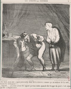 Eh! Wel ... mijn vriend, waar denk je aan? ... door Honoré Daumier