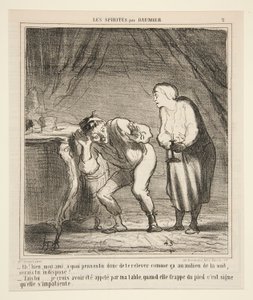 Eh! goed, mijn vriend, waar denk je aan om zo op te staan door Honoré Daumier
