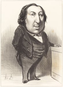 Emmanuel Arago door Honoré Daumier