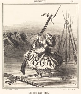 Étrennes voor 1867 door Honoré Daumier