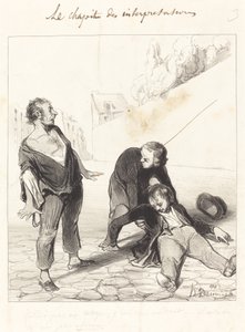 Je had me niet moeten tutoyeren, ik ben in... door Honoré Daumier