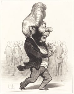 Ferdinand Favre door Honoré Daumier