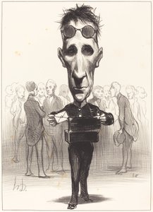 Félix Saint-Priest door Honoré Daumier