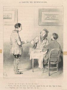 François, wie heeft mijn wijn gedronken ... door Honoré Daumier