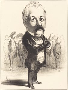Gustave Sautayra door Honoré Daumier