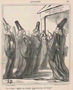 Gisteren het naaldgeweer, zij morgen ... door Honoré Daumier