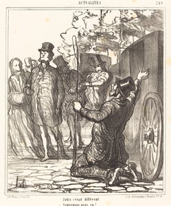 Vroeger was het anders door Honoré Daumier