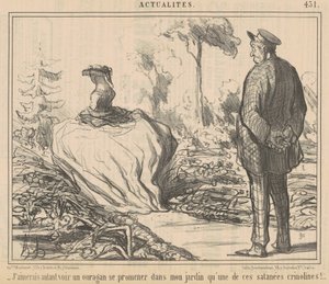 Ik zou net zo goed een orkaan kunnen zien ... door Honoré Daumier